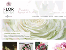 Tablet Screenshot of florestherabejeras.com